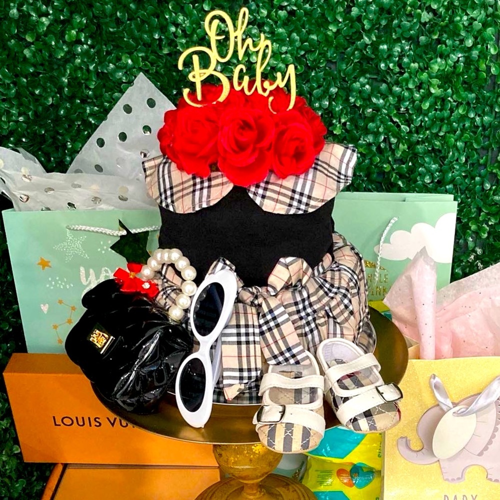 🎀 BABY GIRL DIAPERCAKE 🎀
